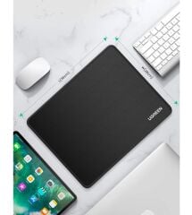 UGREEN 40405 LP126 360x280mm Konforlu Tasarım Su Geçirmez Dayanıklı Kaymaz Taban Mouse Pad Siyah - 2