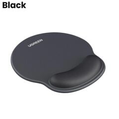 UGREEN 25245 LP668 220x245mm Ergonomik Bilek Desteği Dayanağı Pedi Kaymaz Gece Siyahı