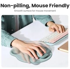 UGREEN 25245 LP668 220x245mm Ergonomik Bilek Desteği Dayanağı Pedi Kaymaz Gece Siyahı - 2