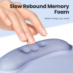 UGREEN 25245 LP668 220x245mm Ergonomik Bilek Desteği Dayanağı Pedi Kaymaz Gece Siyahı