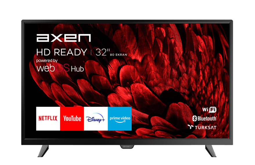 AXEN AX32DAL540/0276 32'' 82 Ekran Uydu Alıcılı HD Ready webOS Smart LED Televizyon