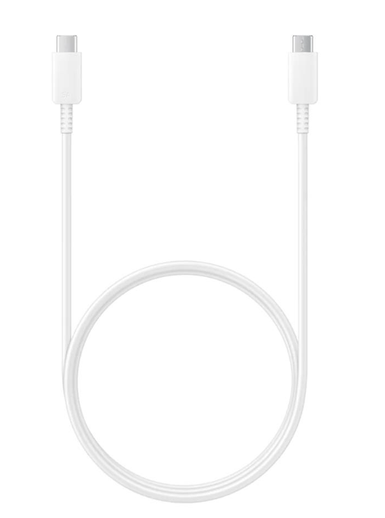 SAMSUNG 5A USB-C to USB-C Kablo Beyaz 1metre EP-DN975BWEGWW