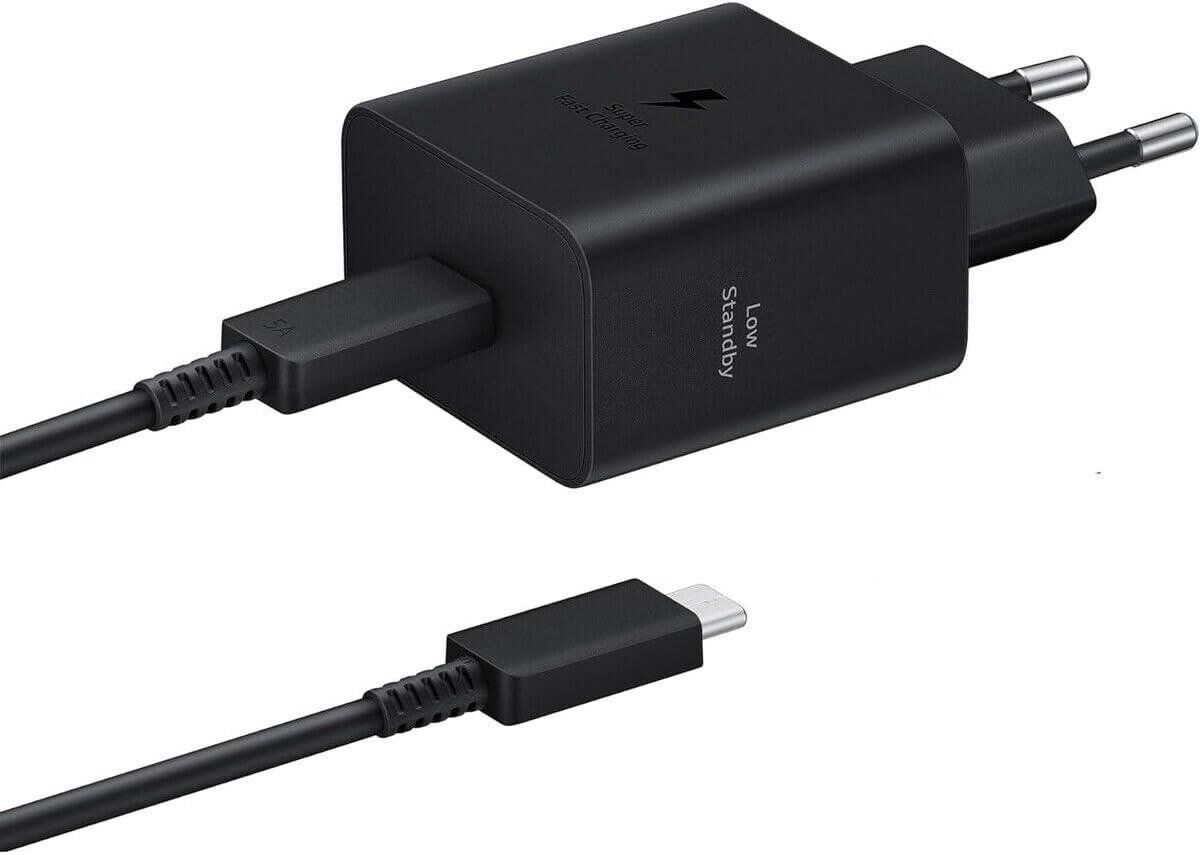 SAMSUNG 45W PD USB-C Güç Adaptörü 5A Kablo Hızlı Şarj Aleti Siyah 1.8metre EP-T4511XBEGWW