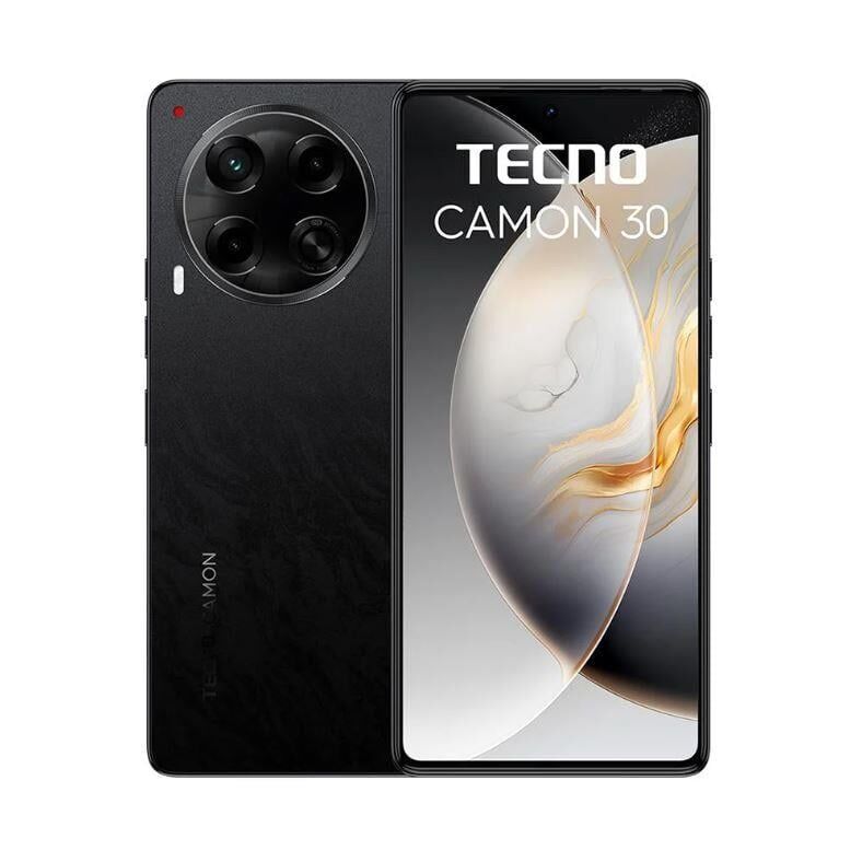 TECNO Camon 30 8/256GB Bazalt Siyah Cep Telefonu CL6 (Tecno TÜRKİYE Garantili)