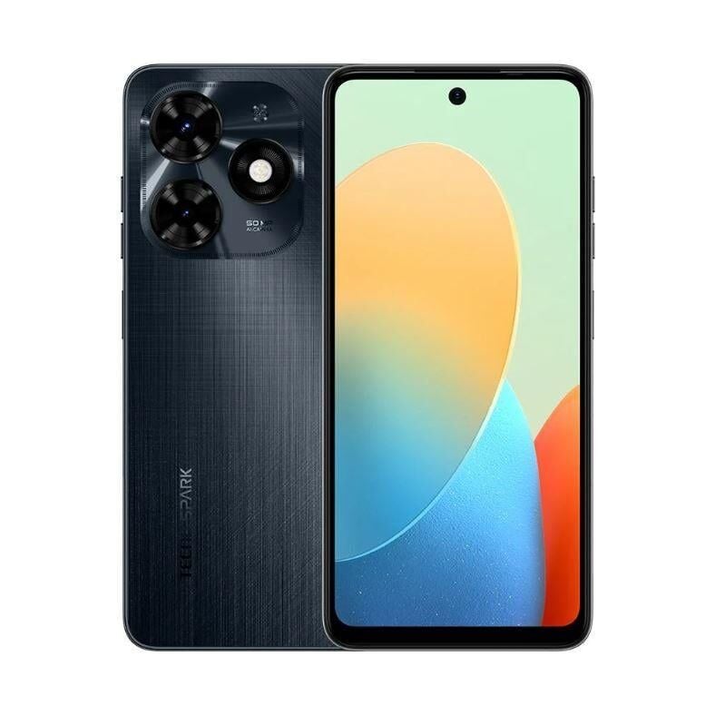TECNO Spark 20C 128GB + 8GB Ram Siyah Cep Telefonu BG7N (Tecno TÜRKİYE Garantili)
