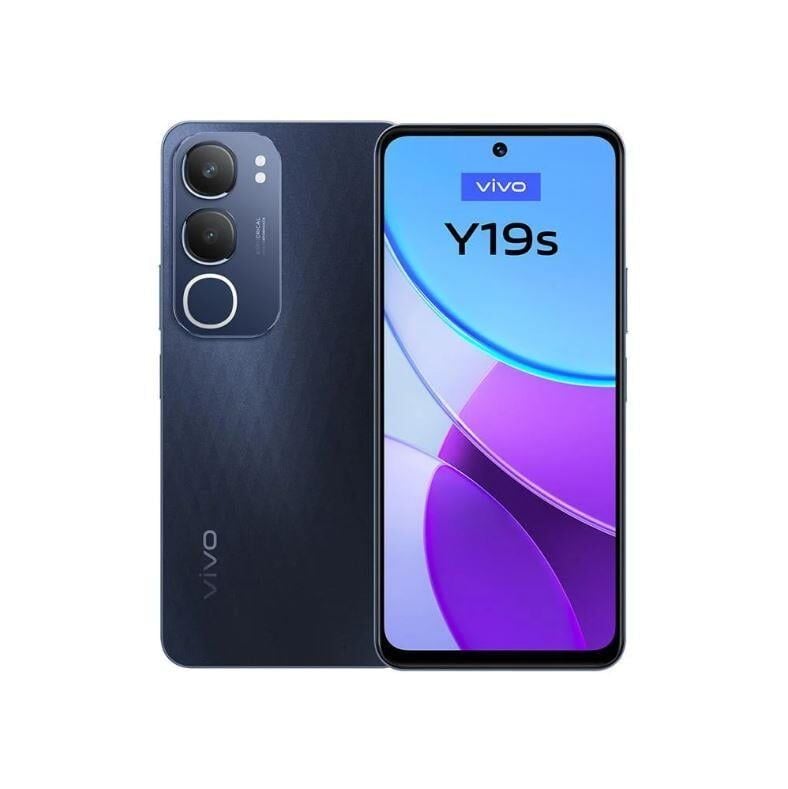 VİVO Y19S 128GB + 4GB Ram Işıltılı Siyah Cep Telefonu V2419 (Tecno TÜRKİYE Garantili)