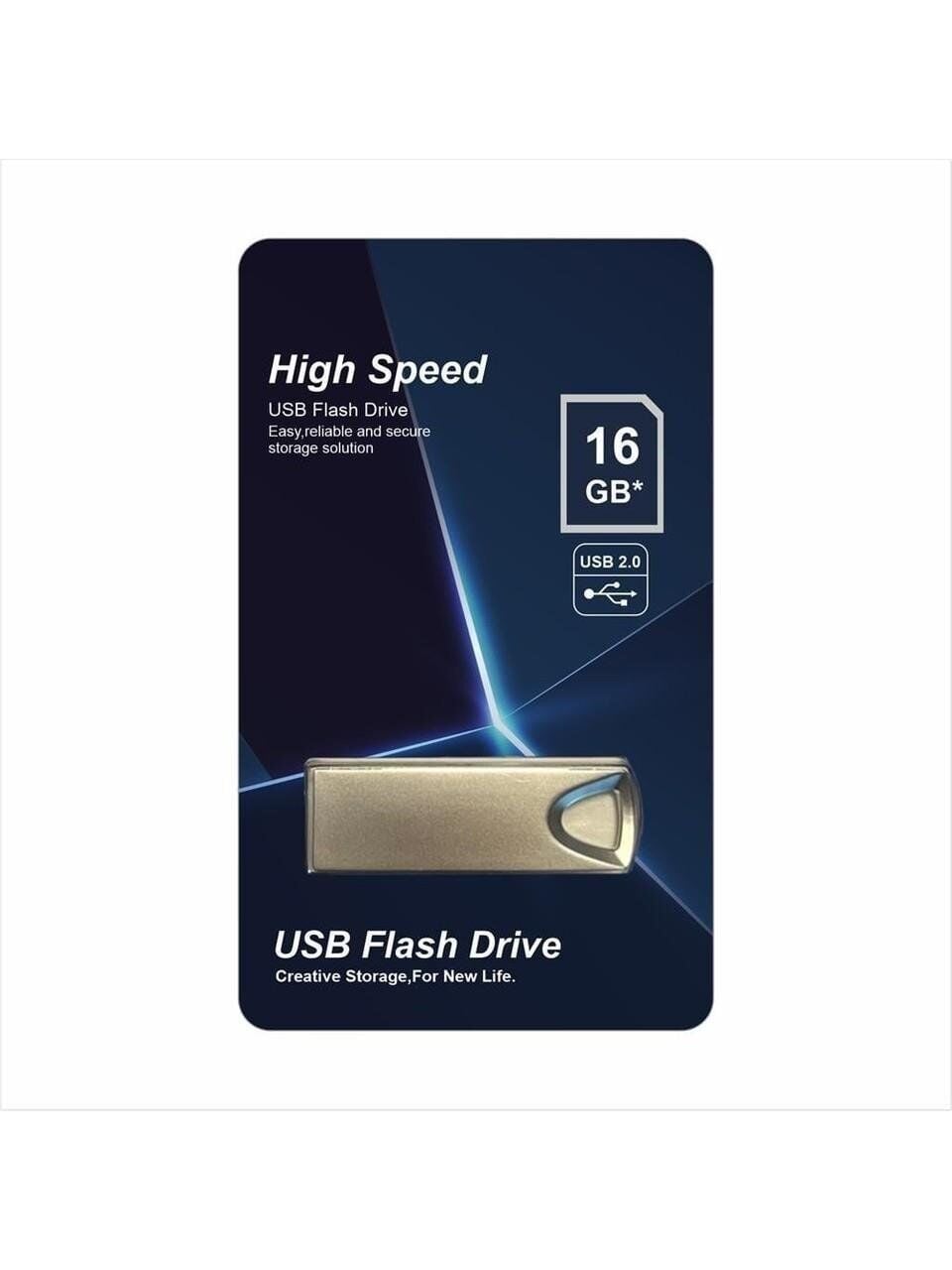 ELBA 16GB USB 2.0 USB Bellek Plastik Beyaz Mavi USB 2.0 16GB