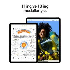 APPLE iPad Air M2 128GB Wi-Fi + Cellular 11'' Liquid Retina Ekran iPadOS Yıldız Işığı Tablet MUXF3TU/A (Apple TÜRKİYE Garantili)