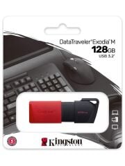 KİNGSTON 128GB Exodia M USB 3.2 Gen1 USB Bellek Siyah Kırmızı (DTXM/128GB) - 2
