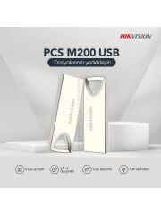 HİKVİSİON M200 128GB USB 2.0 USB Bellek Metal Gümüş HS-USB-M200 - 2