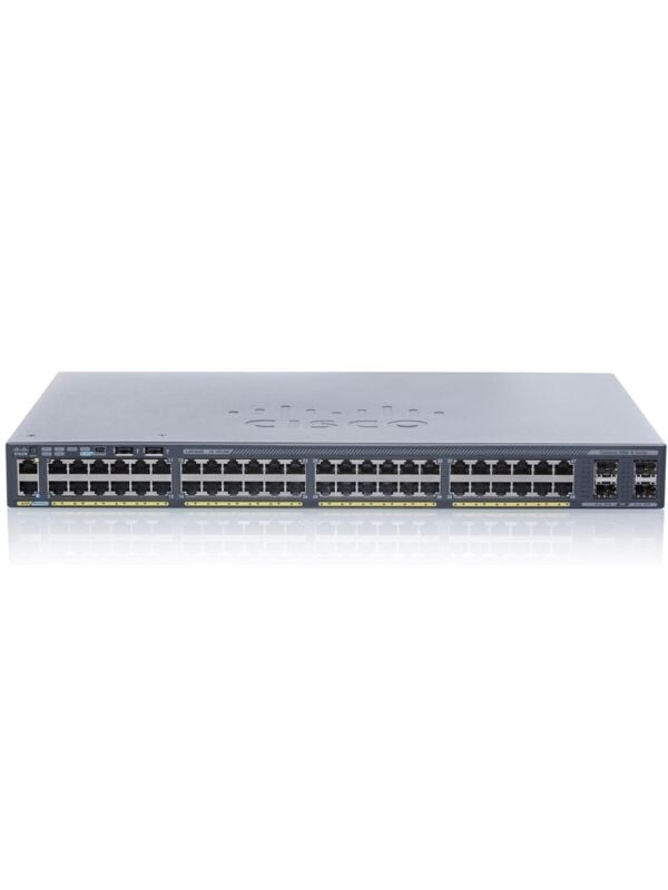 Refurbished CİSCO Catalyst WS-C2960X-48FPS-L 48 Port 740W Gigabit PoE Switch