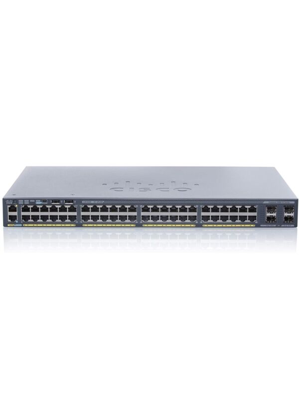 Refurbished CİSCO Catalyst WS-C2960X-48FPS-L 48 Port 740W Gigabit PoE Switch