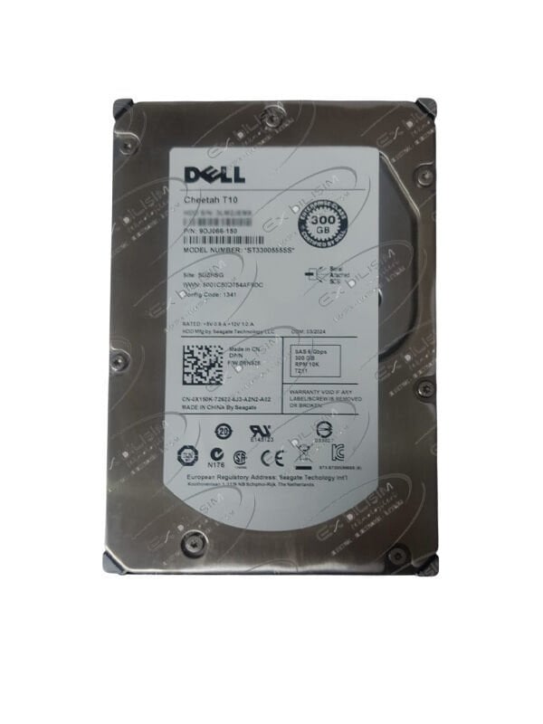 DELL EnterPrise 300GB 10K 6G SAS 3.5'' Server Sunucu Harddisk ST3300555SS 9DJ066-150 0RN828