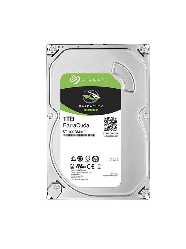 SEAGATE Barracuda 1TB 7200rpm 64MB 55TB/Y Sata3 3.5'' Harddisk (ST1000DM010)