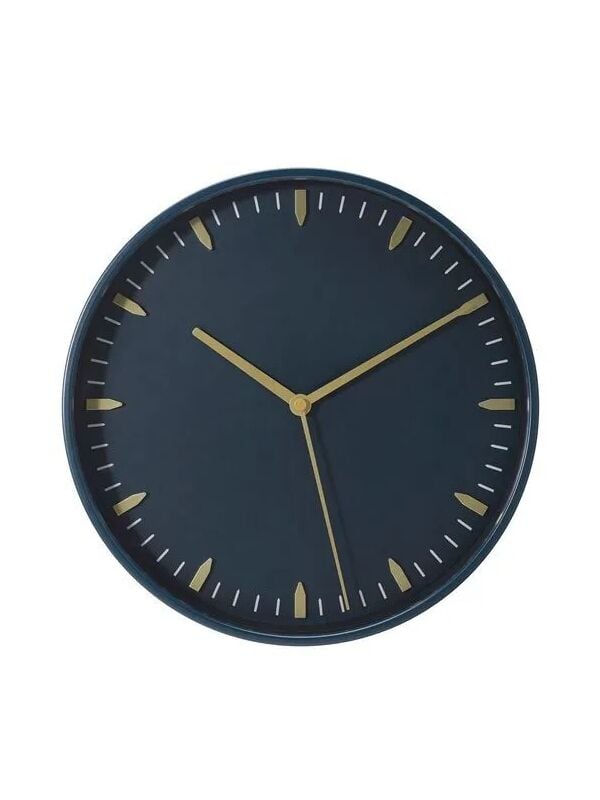 IKEA Skarig Duvar Saati Mavi 26cm