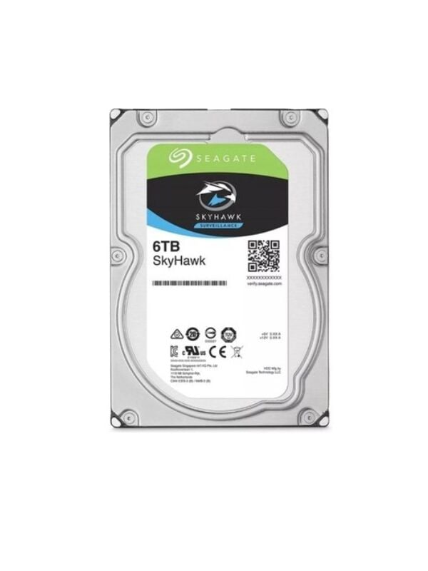 SEAGATE SkyHawk 6TB 5900rpm 256MB 180TB/Y Sata3 7/24 3.5'' Güvenlik Harddisk (ST6000VX001)